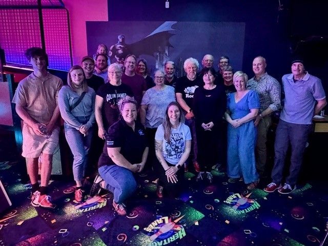 STEA group photo bowling at Heritage Lanes in St. Thomas, Ontario