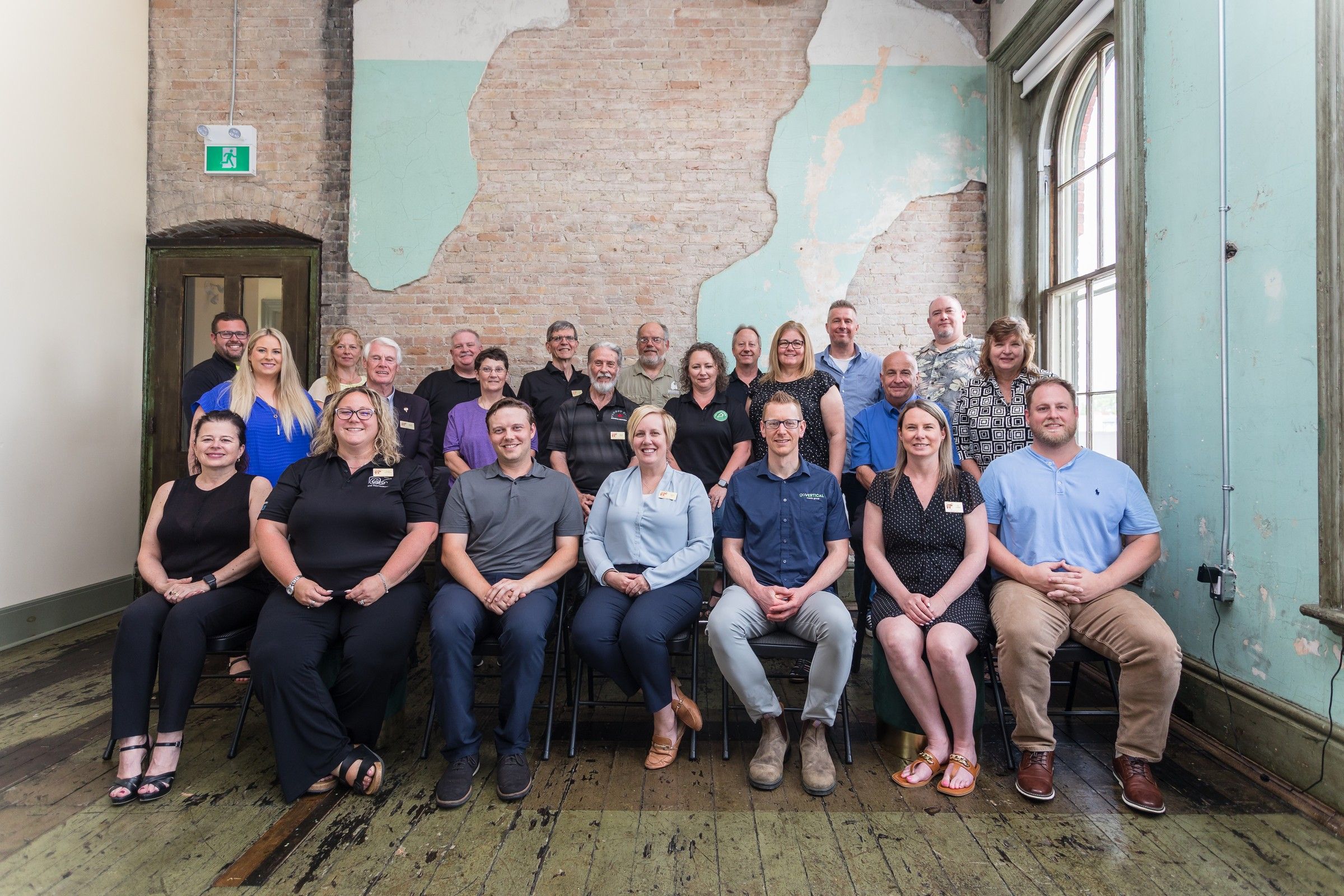St. Thomas Executives Association members gathered for a group photo